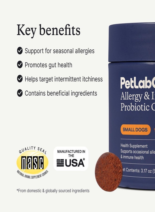 PetLab Co. Allergy & Immune Daily Probiotics for Dogs. Supports Yeast Production, Seasonal Allergies, Intermittent Itchiness, Gut & Digestive Health - 30 Chews for Small Dogs - Packaging May Vary - Image 3